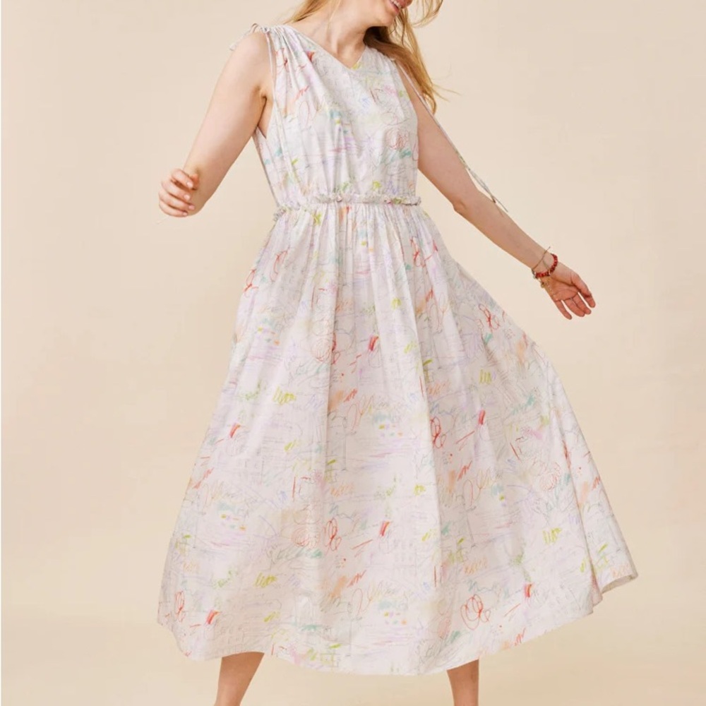 Lingua Franca abstract print Women's Dress
